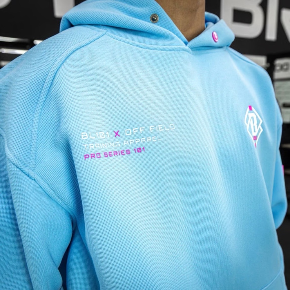 Baseball Lifestyle Blue Hoodie